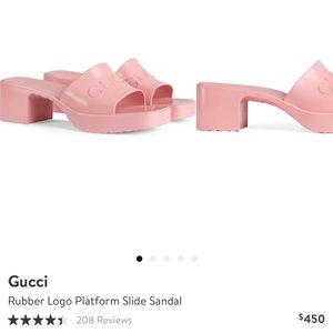 Authentic Gucci Rubber Sandals